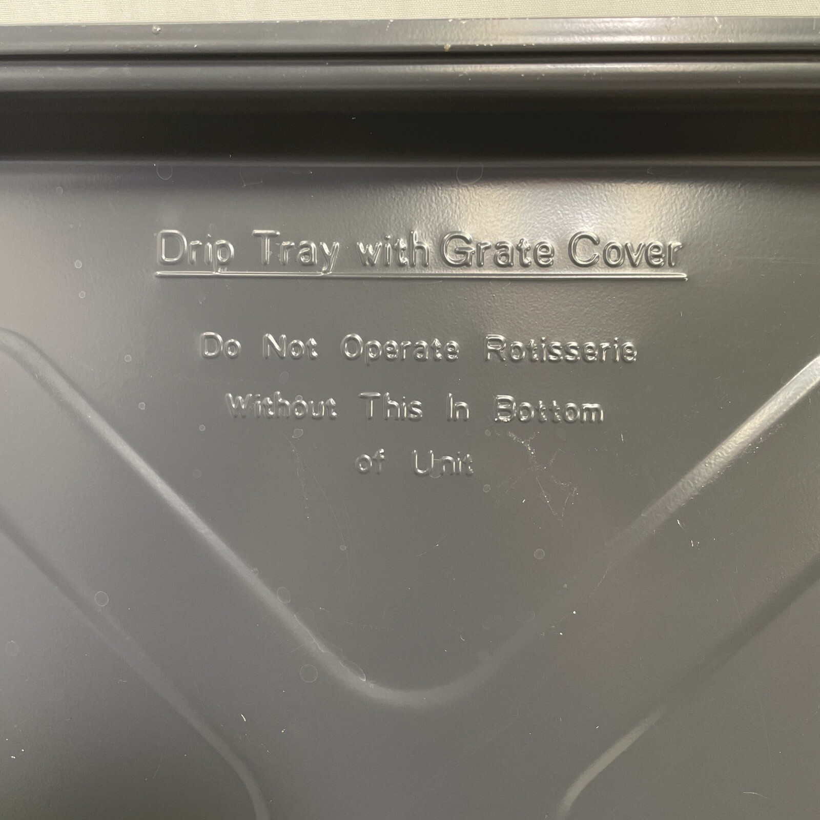 Showtime Rotisserie Ronco 4000 5000 Drip Tray Grate Cover Replacement Parts