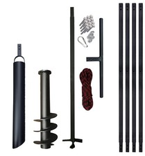 PWSAM Brunnenbohrer Brunnenbau Erdbohrer handborer 145mm 5m + PLUNSCHER 90mm