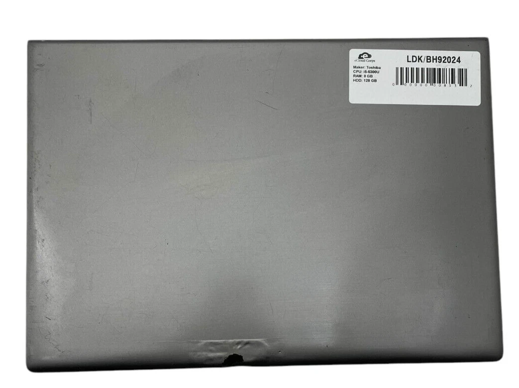 Toshiba Intel Core i5 5th Gen. 8GB RAM PC Laptops & Netbooks for
