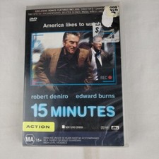 15 Minutes PAL DVD Region 4 Ex Rental Thriller - Robert De Niro, Edward Burns