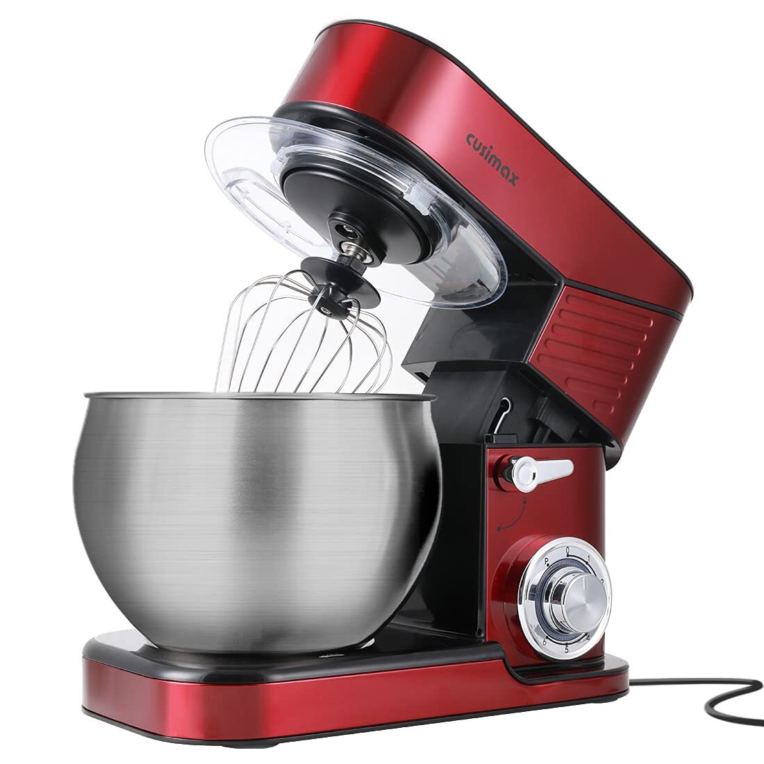 6.5QT Stainless Steel Stand Mixer with 6 Speeds & Tilt-Head-image