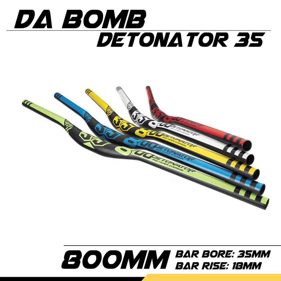 Da Bomb "DETONATOR 35" Bicicleta Bicicleta MTB DH/FR Manillar Elevado 35mm Blanco Foto 3 de 4