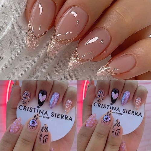 Mystery Leopard Fake Nials French Press on Nails Manicure False Nails