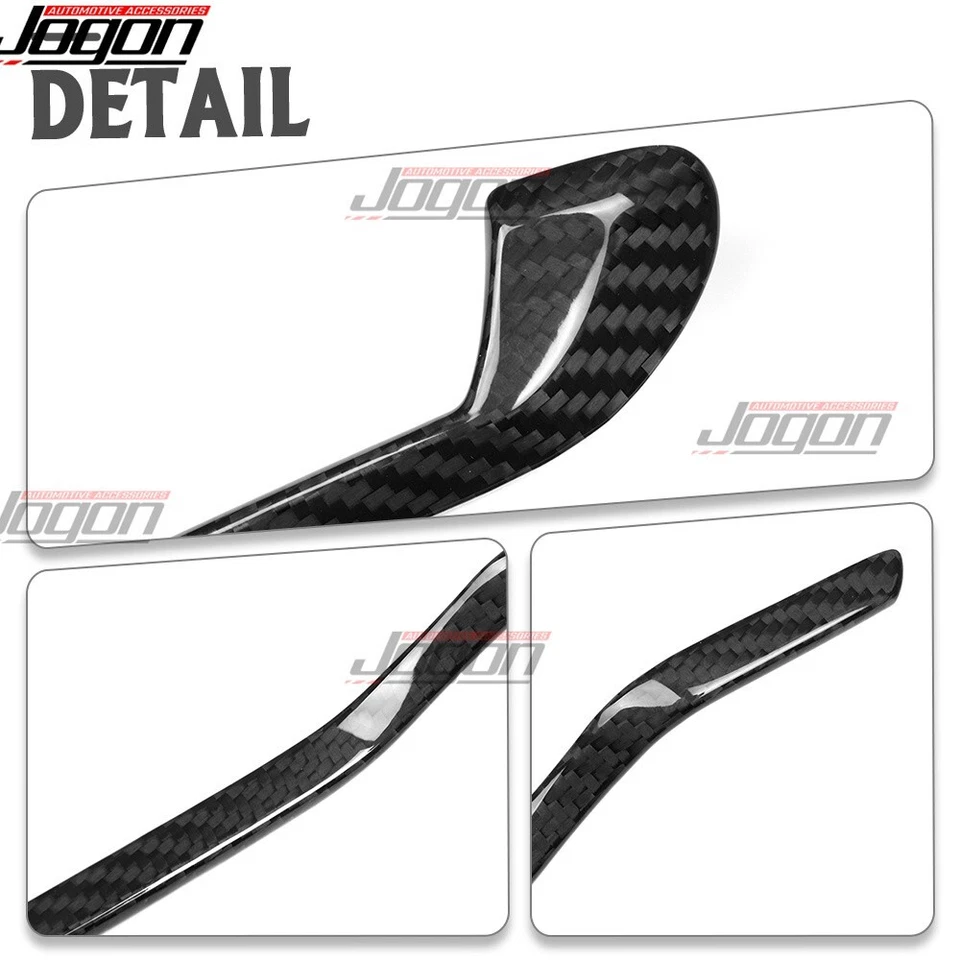 Carbono real para Lotus Emira GT4 V6 2023+ cubiertas de manija de puerta interior decoración inferior Foto 2 de 4