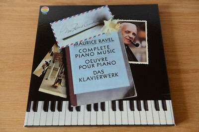 Maurice Ravel Robert Casadesus Complete Piano Music 3 LP box CBS 77346