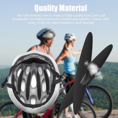 Universal Fahrradhelm Schaumstoffpolsterung Fahrradhelmpolster Ersatzkissen - Bild 4 von 23