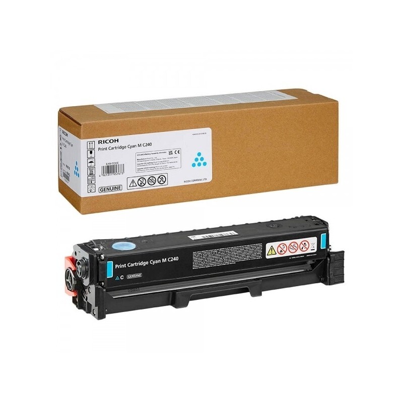 ORIGINALE RICOH 408452 CIANO TONER ORIGINALE PER RICOH M C240FW,RICOH P C200W CA