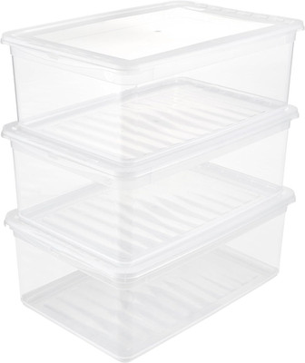 Keeeper Aufbewahrungsboxen 3er Set 11 L transparent mit Air Control System
