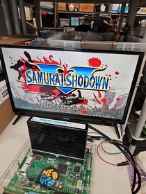 Samurai Shodown V 5 SNK Neo Geo MVS Cartridge 100% Authentic Board Tested