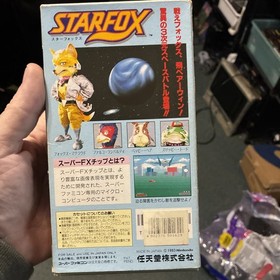 boxed NINTENDO SFC STARFOX US Seller