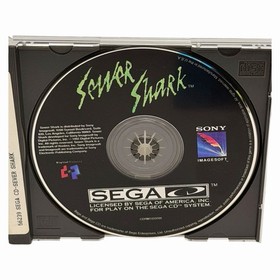 Sewer Shark (Sega CD, 1992) CIB Complete w/ Manual Black Box Variant Tested