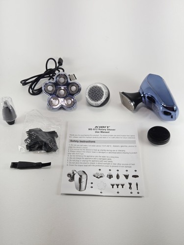 Kibiy MS-672 Rotary Multi-Function Shaver  Cordless LED Display Used Once