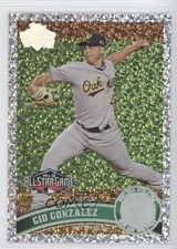 2011 Topps Update All-Star Platinum Diamond Anniversary Gio Gonzalez #US75 0b0