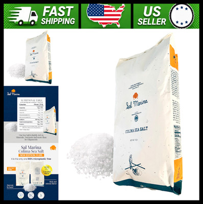 Sal Marina Unrefined Colima Sea Salt 9 lb Kosher Natural Table Salt