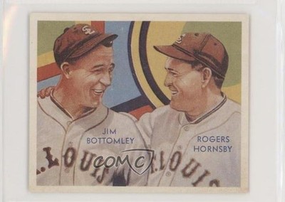 1981 National Chicle Diamond Stars Extension Jim Bottomley Rogers Hornsby 0t2