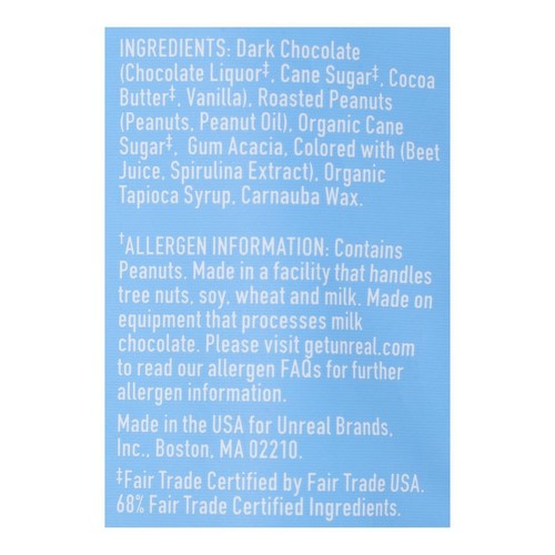 UNECHTE dunkle Schokolade bedeckt Erdnuss Edelsteine Süßigkeiten, 5oz (4 Pack) - Bild 14 von 15