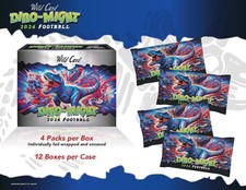2024 Wild Card Alumination Dino-Might NFL Football Factory Sealed Hobby Card Box