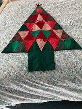 Quilted Christmas tree wall or door hanging