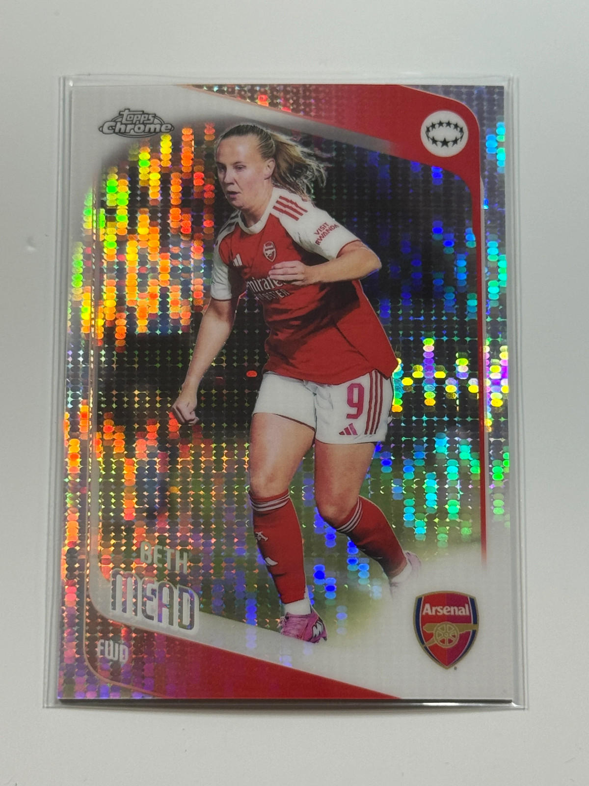 2025-26 Topps Chrome Women's UWCL Pulsar #100 Beth Mead