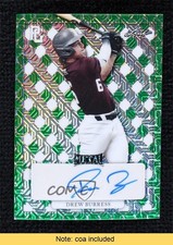 2022 Leaf Perfect Game All-American Classic Metal 1/1 Drew Burress Auto 0j81