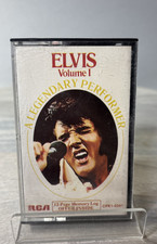 Elvis Presley A Legendary Performer Vol 1 Cassette RCA Memory Log Vintage Tape