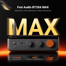 Fosi Audio BT20A MAX 2.1Verstärker HiFi Ster...