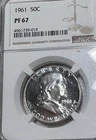 1961 Franklin  Half Dollar NGC PF67