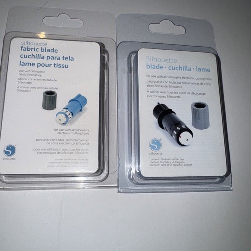 Silhouette Blade & Fabric Blade with Ratchet Caps Lot of 2 New ...