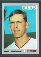 1970 Topps #386 BILL DILLMAN St. Louis Cardinals ~ NM to NM-MT