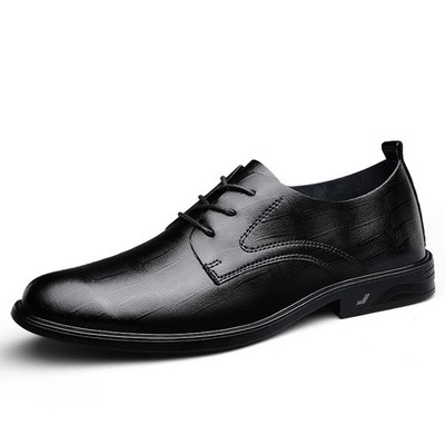 Male Dress Shoes Classic Male Shoes Formal Dress Footwear Lace-Up Business Shoes