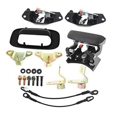 Tailgate Handle Hinge Striker Cable Kit Replacement for Silverado Sierra 1999