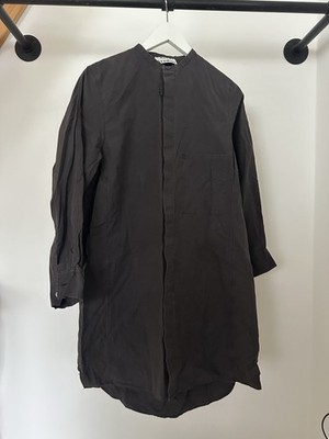 Acne Studios Siva Soft Pop Kleid Baumwolle Midi Longsleeve XS