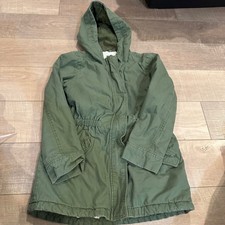 GAP KIDS XL GREEN LONG JACKET COAT SHERPA LINED