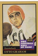 !!!    1991   OTTO GRAHAM  ENOR  ODDBALL  HALL OF FAME    FOOTBALL  CARD  $$