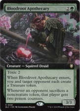 Bloodroot Apothecary Extended Art R Commander: Bloomburrow 61 LP MTG