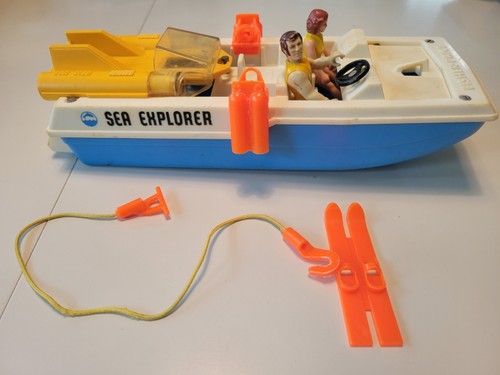 Vintage Fisher-price Adventure People #310 Sea Explorer Near Complete