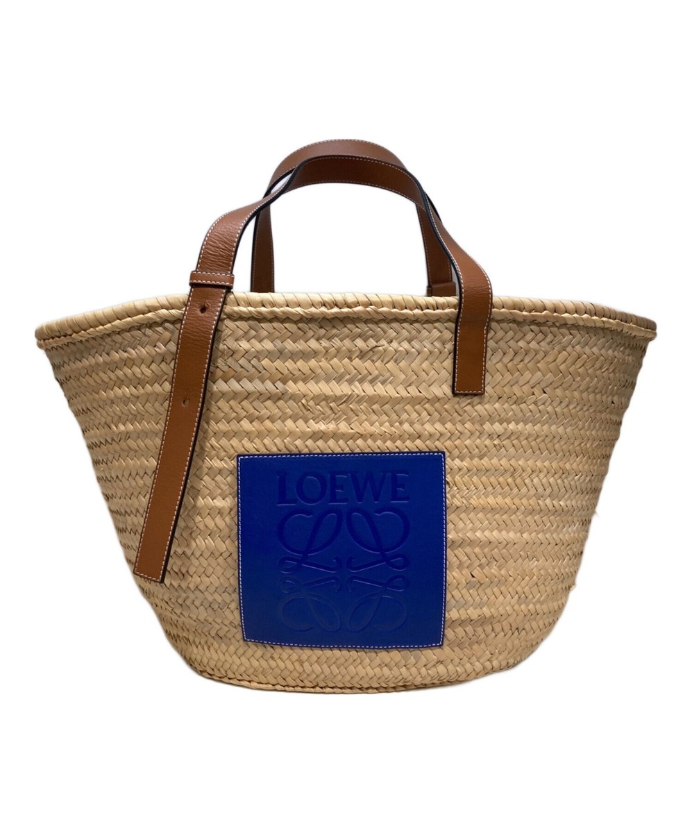 Medium Basket Bag Loewe Smiley Face Bag LOEWE/ Basket Bag L/ Beige