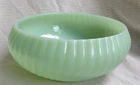 Vintage Jadeite Fire King 6-1/2 Swirled Bulb Bowl- LOVELY- garden pot