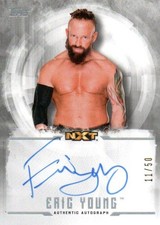 2017 Topps Wwe Undisputed Eric Young Autograph 11/50