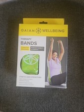  NEW GAIAM WELLBEING THERAPY BANDS STRETCH  STRENGTHEN 3 LEVELS