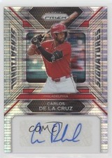 2024 Panini Prizm Sensational Signatures Pulsar /199 Carlos De La Cruz Auto 0nr3