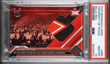 2023-24 Topps Bowman U Now #68B Texas Longhorns Courtside Relic Red /10 PSA 10