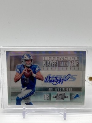 MATTHEW STAFFORD 2017 CONTENDERS OPTIC OFFENSIVE AUTOGRAPH SP AUTO JERSEY /15