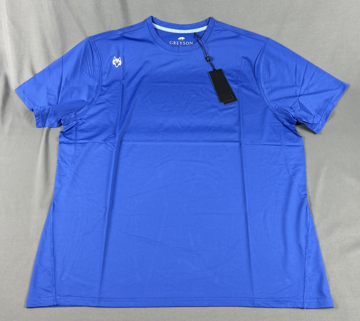Greyson Shirt Tee T-Shirt Guide Sport XL Mojave Blue Nylon Spandex