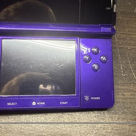 Nintendo 3DS CTR-001 Purple Handheld System 3D Capability Headphone Jack
