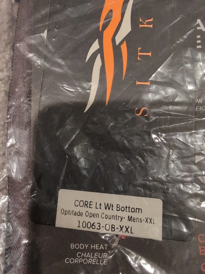 Sitka Gear Core Lightweight Bottom Open Country New With Tags Free Shipping! - Image 4 of 4