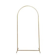 Gold Round Top Metal Floral Display Frame Wedding Arch Backdrop Stand Events