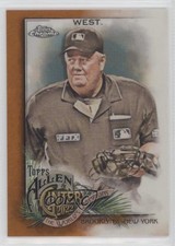 2022 Topps Allen & Ginter Chrome Orange Refractor 2/25 Joe West #225 n0c