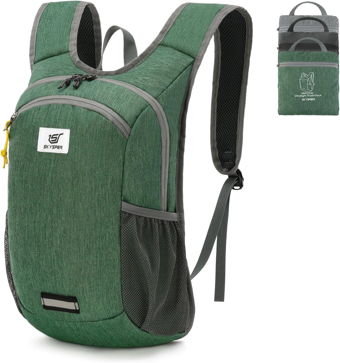 FGUUTYM Zaino Piccolo Impermeabile In Nylon – Leggero Da 200g, Unisex, Per Studenti E Viaggi, Colore Casual
