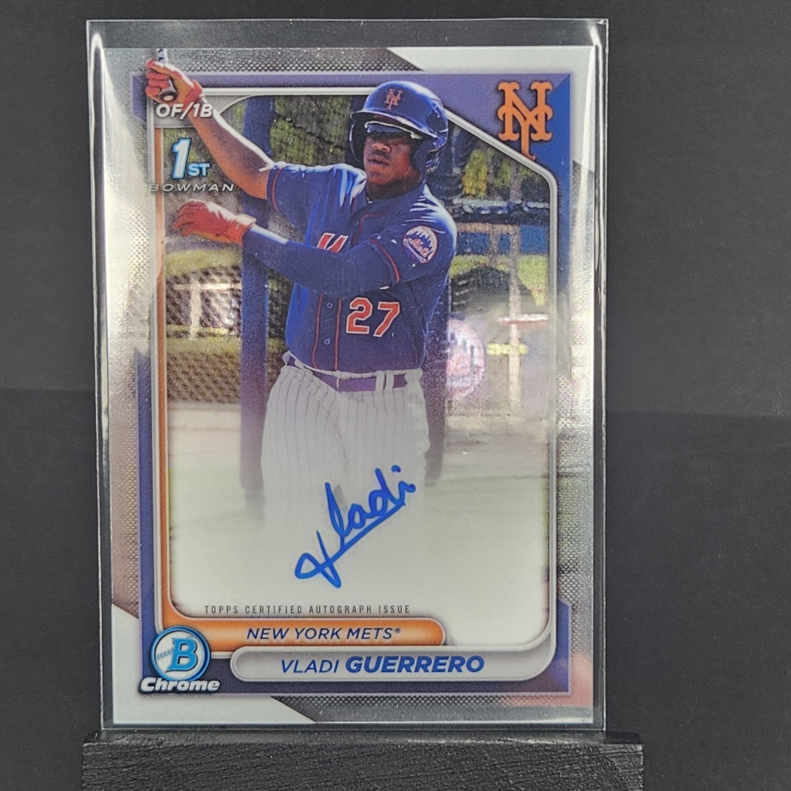 2024 Bowman Chrome Vladi Guerrero Auto 1st #CPA-VG Mets